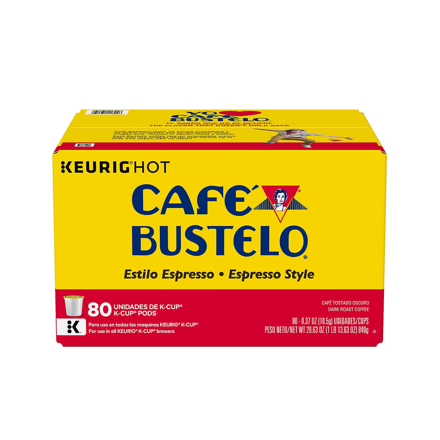 (image for) Cafe Bustelo Espresso Style Coffee (80 K-Cups)